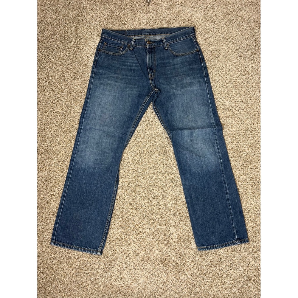 Levis 514 Straight Fit Jeans Mens 34x30 Medium Wash Blue Denim Pants